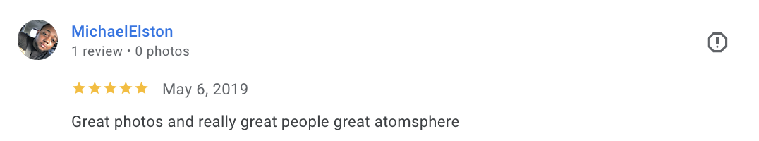 Actual Google review for Unicorn Productions L.A.