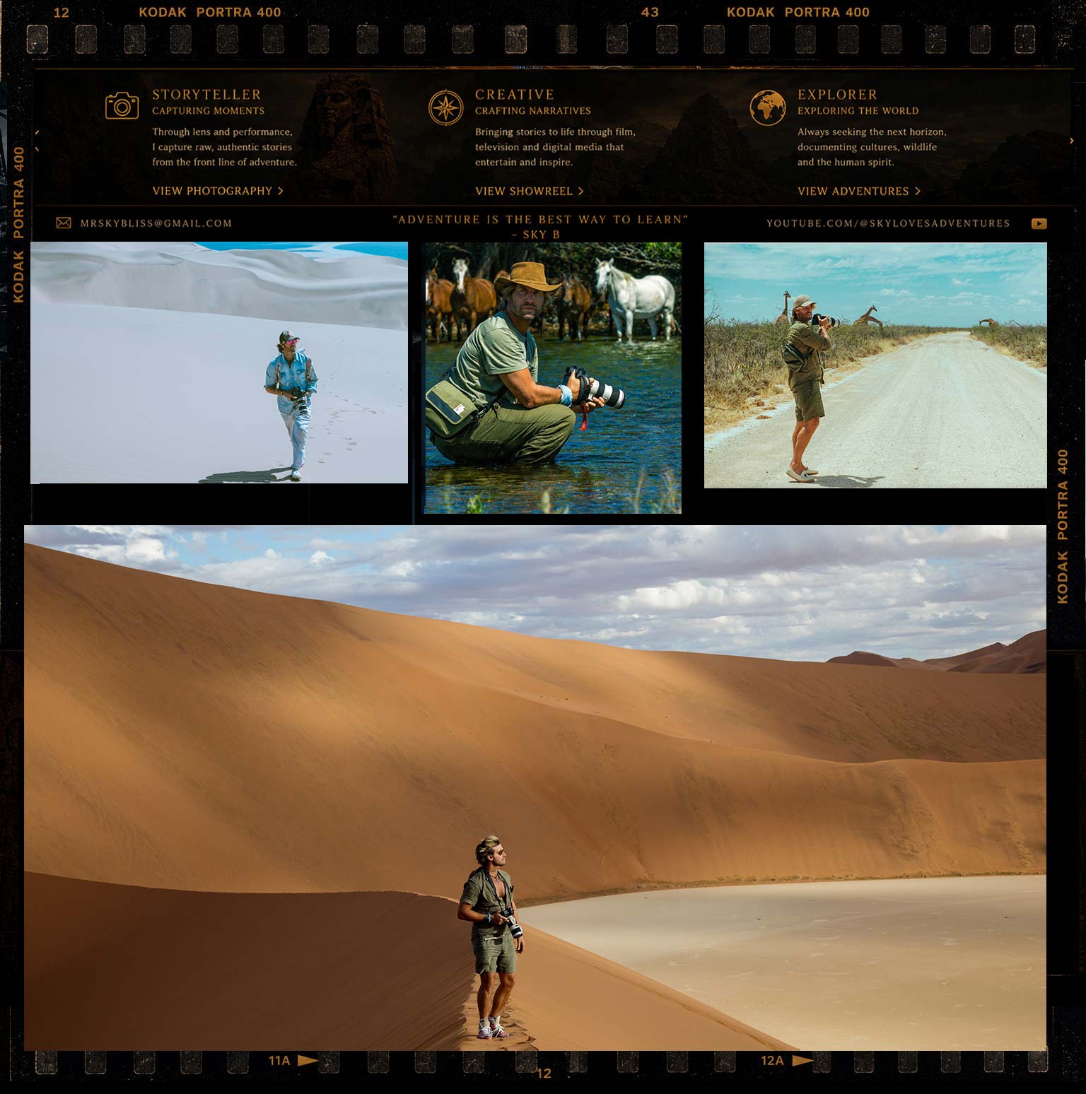 Sky B Actor Presenter Adventures
